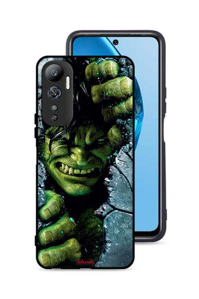 Tolwak غطاء حماية لهاتف Infinix Hot 20 4G بتصميم هالك المذهل