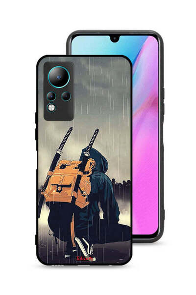 Tolwak غطاء حماية لهاتف Infinix Note 11 بتصميم سيف ساموراي رقمي