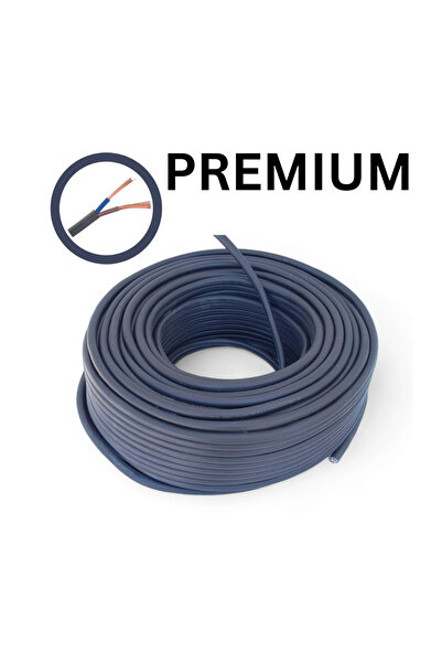 COBI SMART® Cablu electric Premium 2x6 mm², 100 m, negru, MYYM / H05VV-F, ten...