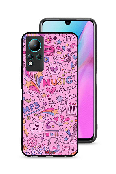 Tolwak غطاء حماية لجهاز Infinix Note 11 مع علامات موسيقية