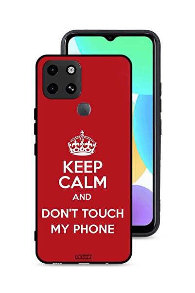 Tolwak غطاء حماية لهاتف Infinix Smart 6 - حافظ على هدوئك ولا تلمس هاتفي