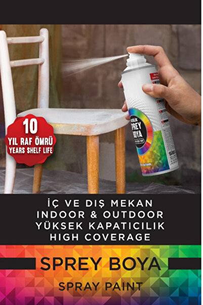 GİVY Akrilik Sprey Boya Beton Gri RAL 7040 400 ml