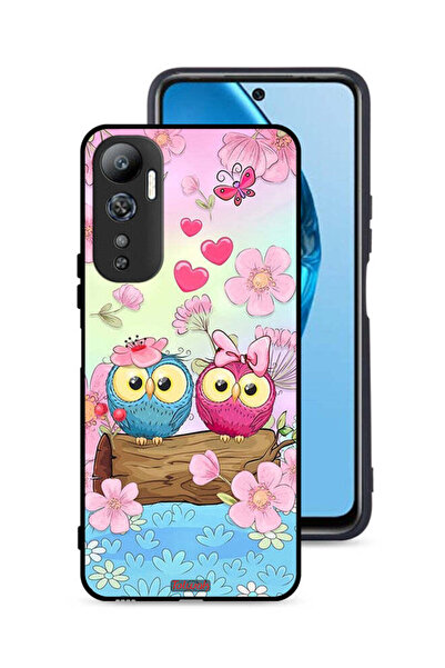 Tolwak غطاء حماية لهاتف Infinix Hot 20 4G برسومات بومة لطيفة