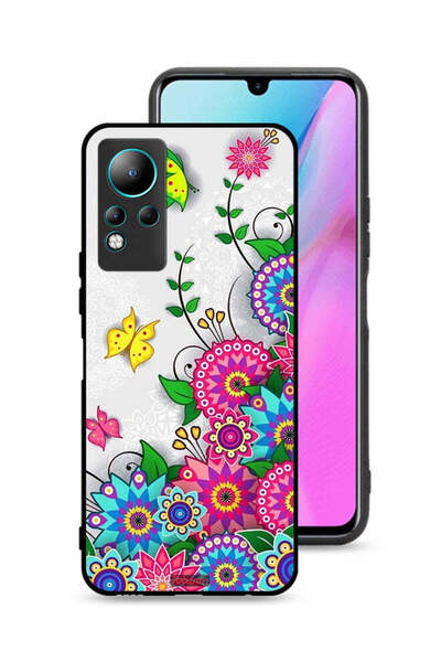 Tolwak غطاء حماية لهاتف إنفينيكس نوت 11 بنقشة زهور ماندالا