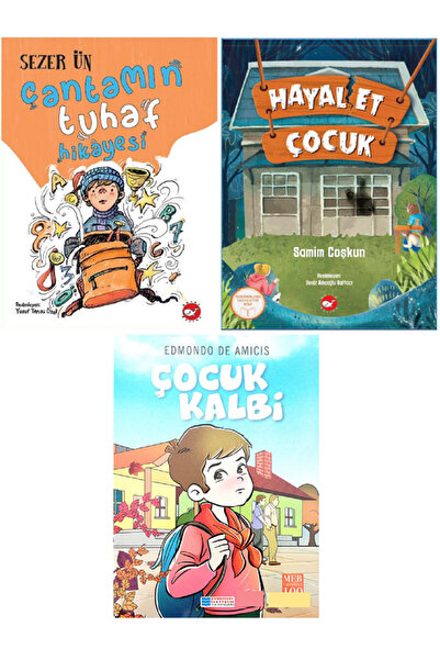 Evrensel İletişim Yayınları Çantamın Tuhaf Hikayesi + Hayal Et Çocuk + Çocuk Kalbi 100 Temel Eser / 3 KİTAP SET