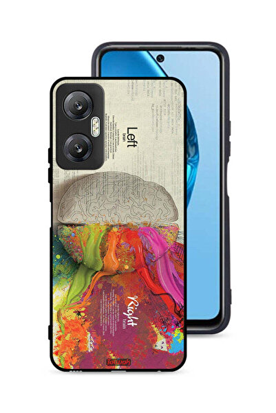Tolwak غطاء حماية لهاتف Infinix Hot 20 5G، رسم تجريدي لعلم الدماغ