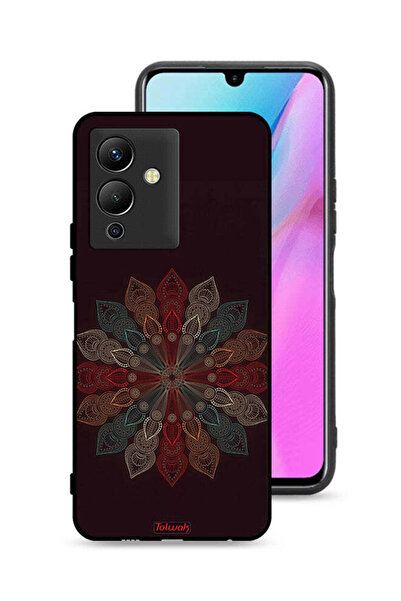 Tolwak غطاء حماية لهاتف إنفينيكس نوت 12 برو 5G بنقشة زهرة ماندالا