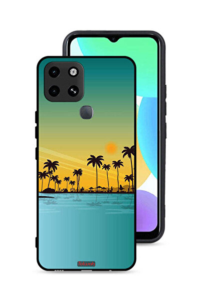 Tolwak غطاء حماية لهاتف Infinix Smart 6 بتصميم فن تجريدي