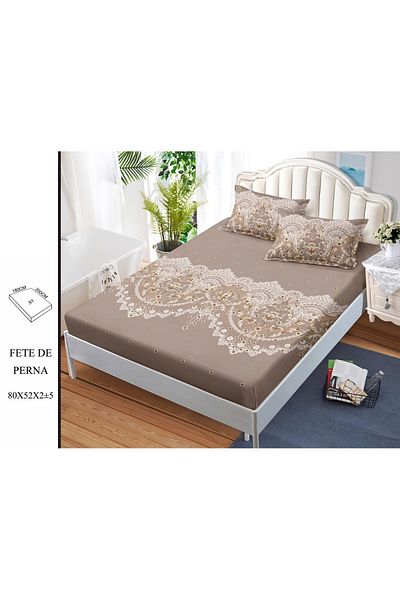 CHIRASO CHIRASO Set Bed Cover, Fine Cotton, 180x200 cm and 2 Pillowcases 80x52 cm