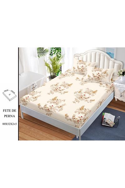 CHIRASO CHIRASO Set Bed Cover, Fine Cotton, 180x200 cm and 2 Pillowcases 80x52 cm