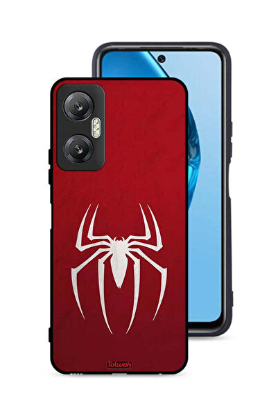 Tolwak غطاء حماية لجهاز Infinix Hot 20 5G بتصميم Spider Icon