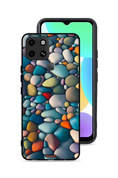 Tolwak غطاء حماية لهاتف إنفينيكس سمارت 6 بنقشة أحجار تجريدية