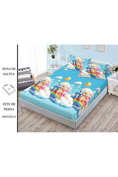 CHIRASO CHIRASO Set Bed Cover, Fine Cotton, 180x200 cm and 2 Pillowcases 80x52 cm