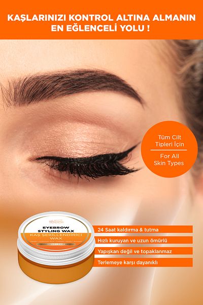 LAST TOUCH Eyebrow Fixing and Styling Wax 50 ml (Collagen, Keratin and Biotin)