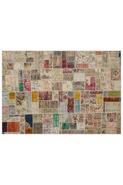 Doğal Dokuma Patchwork Halı
