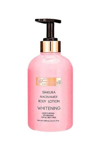 sakura gift لوشن ساكورا نياسيناميد لتبييض الجسم - 500 مل
