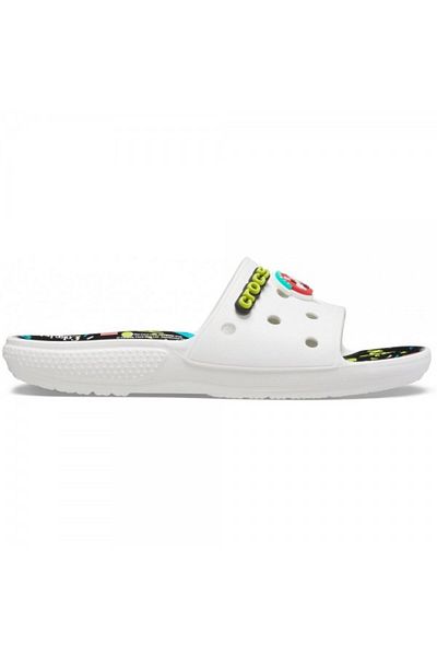Crocs CocaCola X Classic Crocs 90s Slide Slippers 48-49 EU - M13 US White - White/Multi