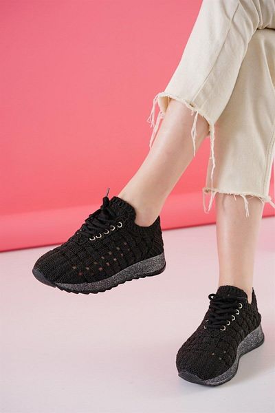 Odastore Daily Lace-Up Braided Women's Sports Shoes
