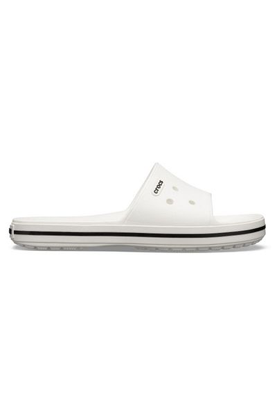 Crocs Crocband III Slide Slippers 45-46 EU - M11 US White - White/Black