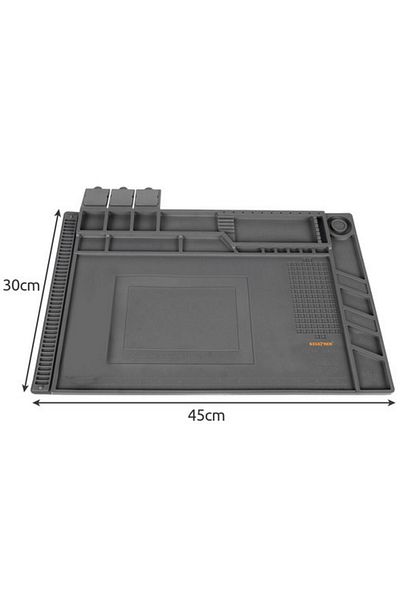 ideal STORE idealSTORE Multifunctional Anti-Static Silicone Mat, Dimensions 45 x 30 cm, Includes 4 Pockets