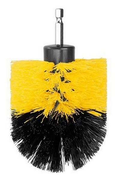 ideal STORE Set of 4 Cleaning Brushes with Adapter for Self-Tapping Drill, Medium Stiffness, Durable Material
