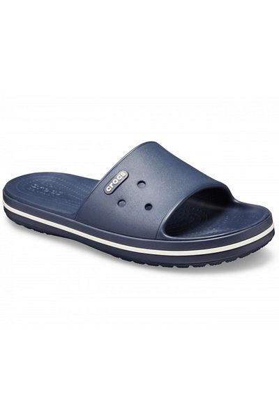 Crocs Crocband III Slide Slippers 36-37 EU - M4/W6 US Blue - Navy/White