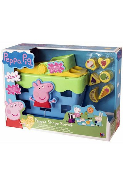 HTI Peppa Pig picnic basket with shape sorter