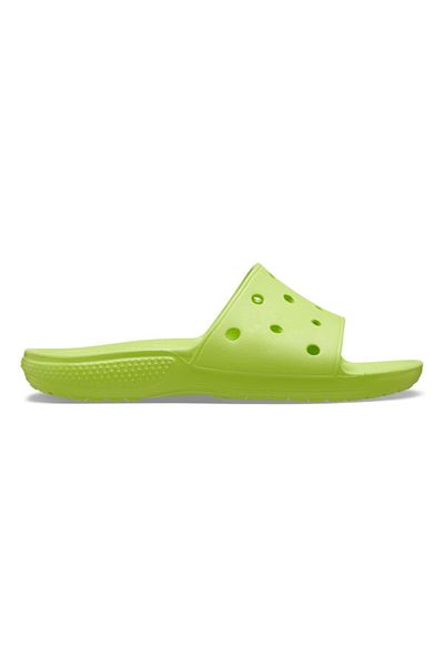 Crocs Classic Crocs Slide Iconic Crocs Comfort Slippers 38-39 EU - M6/W8 US Green - Limeade
