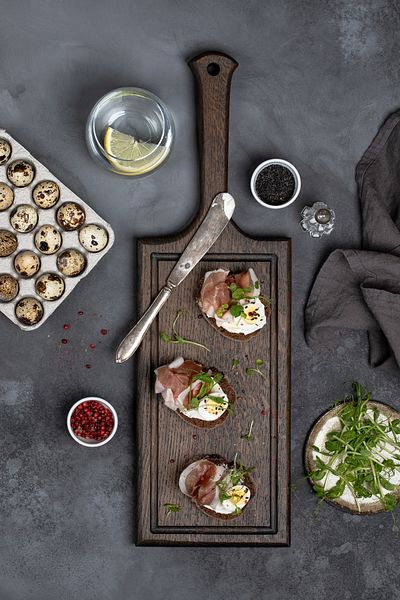 Esci Design Wooden Presentation Board - Premium Steak Presentation Plate - Long Presentation Board -