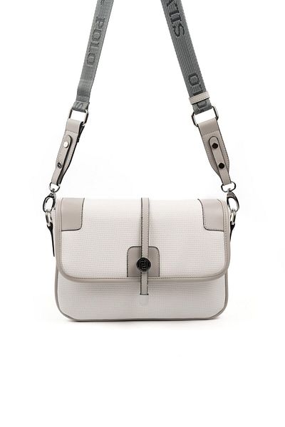 Silver Polo Silver & Polo White - A.grey SP1182 Geantă de damă