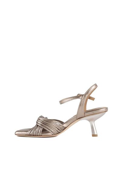 Ash Ash Rose Gold Woven Sandal