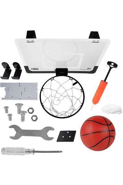 ideal STORE Cos de Baschet pentru Copii Shot Basketball idealSTORE, Include Pompa de umflat, Minge, Panou Transp