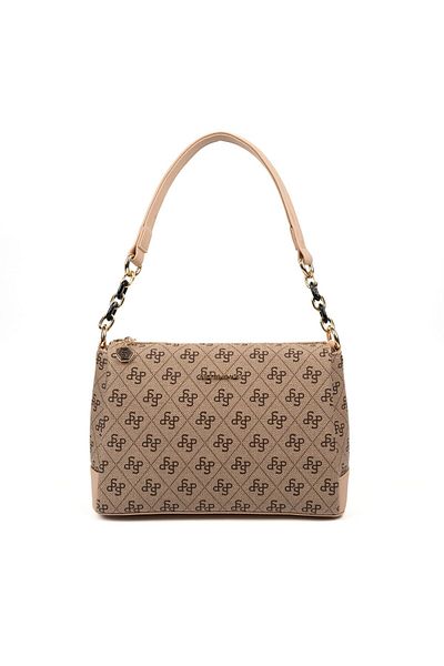 Silver Polo Silver & Polo Darkbeige - Ten Sp910 Women's Crossbody Bag
