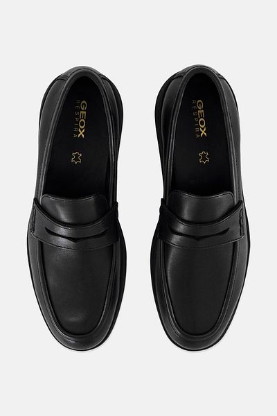 Geox Men Spherica Ec10 Slip On Loafers, Black