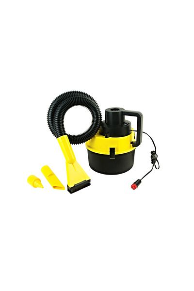 ideal STORE Aspirator auto uscat si umed IdealSTORE, 12V, Model fara sac de colectare, Aspira particulele umede
