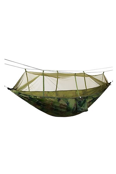 ideal STORE SANTIAGO ARMY idealSTORE Tourist Hammock, Dimensions 260 x 160 cm, Includes an Insect Net