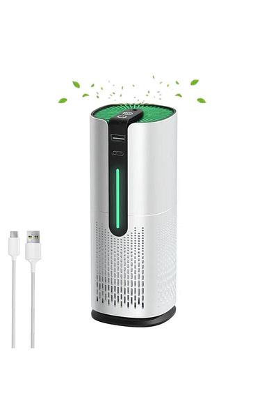 BALQRA BALQRA® Air Purifier, Ideal for car, home, office, USB Type C, Eliminates unpleasant odors