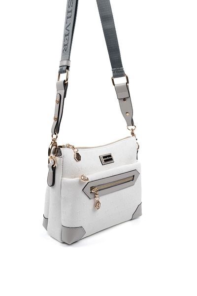 Silver Polo Silver & Polo White - A.grey SP1110 Geantă de damă