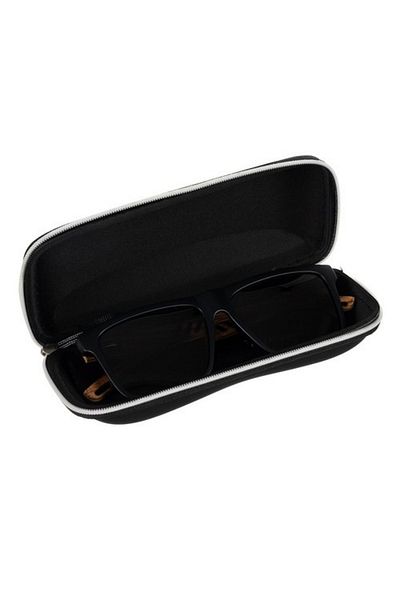ideal STORE idealSTORE Polarized Sunglasses, UV 400 Filter, Class 3, Black Lens, Protects Against