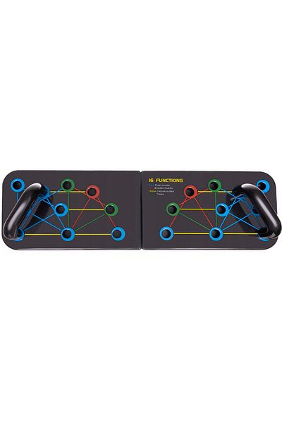 ideal STORE idealStore XFunctions 16in1 Exercise Board, with Push-up Handles, Multifunctional, Foldable, Stabi