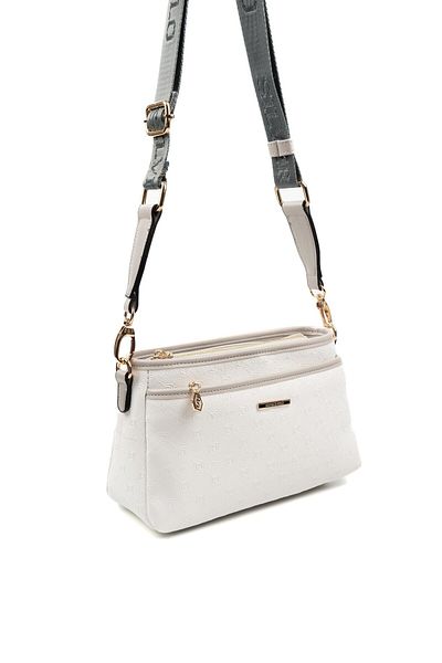Silver Polo Silver & Polo White - A.grey SP1184 Geantă crossbody pentru femei