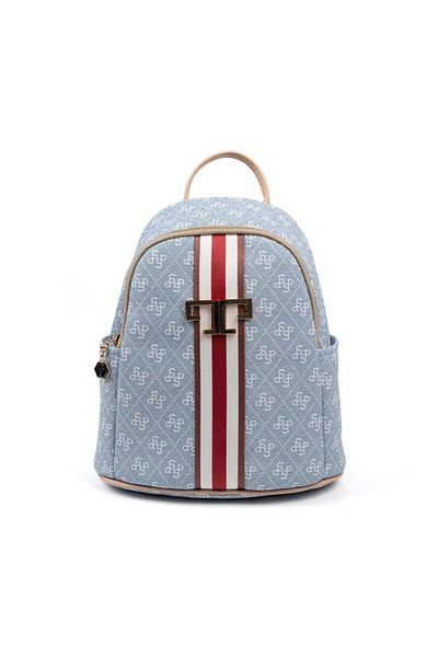 Silver Polo Rucsac de damă Silver & Polo Blue - Ten SP1161
