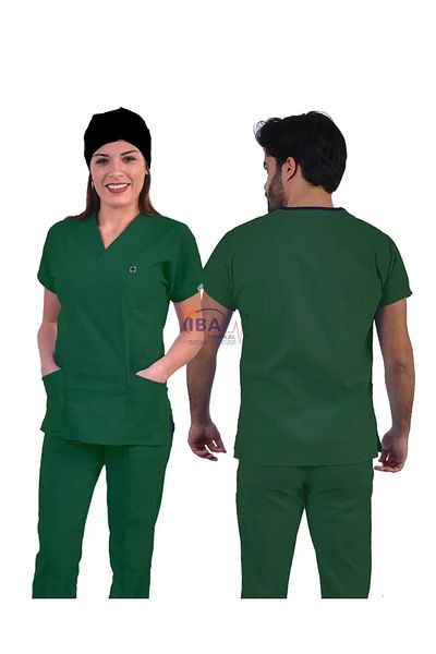 İBA MEDİKAL Costum medical unisex FlexCool verde vânător