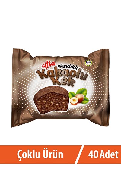 Afia Fındık Kakaolu Kek 40*40 Gr