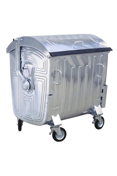 ideal STORE IdealStore Professional Galvanized Container, 4 swivel wheels, Liquid drain hole, Made