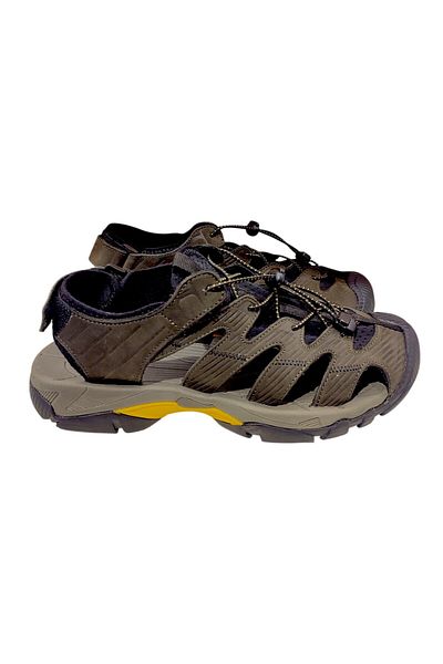 Greyder 18540 Khaki Genuine Leather Men's Sandals