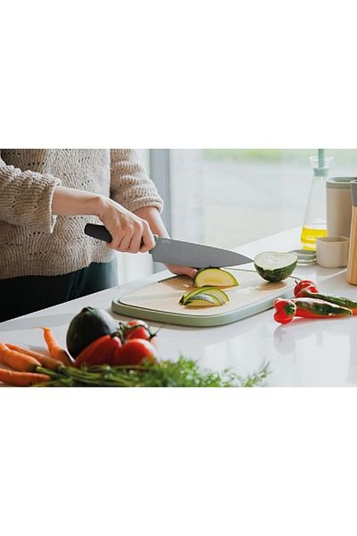 Berghoff Leo Balance Silicone Polyester Coating Body Chef Knife Grey 19cm