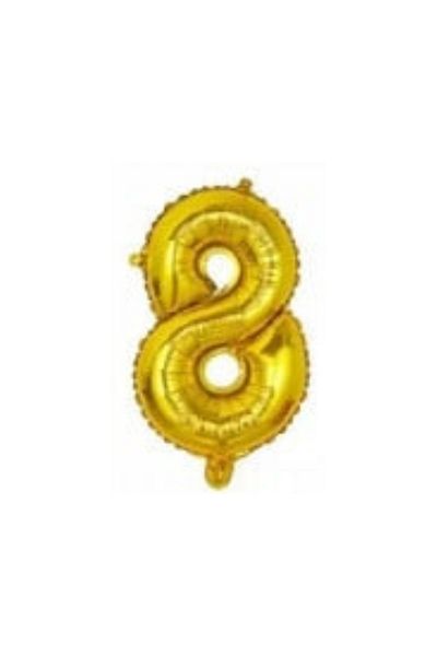 Blusmart Birthday Balloon Number 8, PVC, 35 Cm