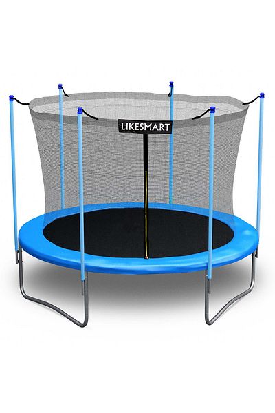 İSP Trampoline 312 CM ISP "LIKESMART" Steel, with Protective Net, Access Ladder, 150 Kg, 54 Springs
