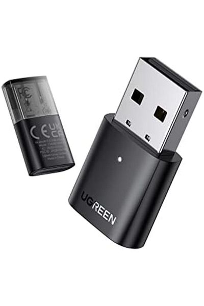 Ugreen UGREEN Bluetooth 5.0 Adapter for PC, Plug and Play Dongle USB Bluetooth Receiver & Transmitter for W